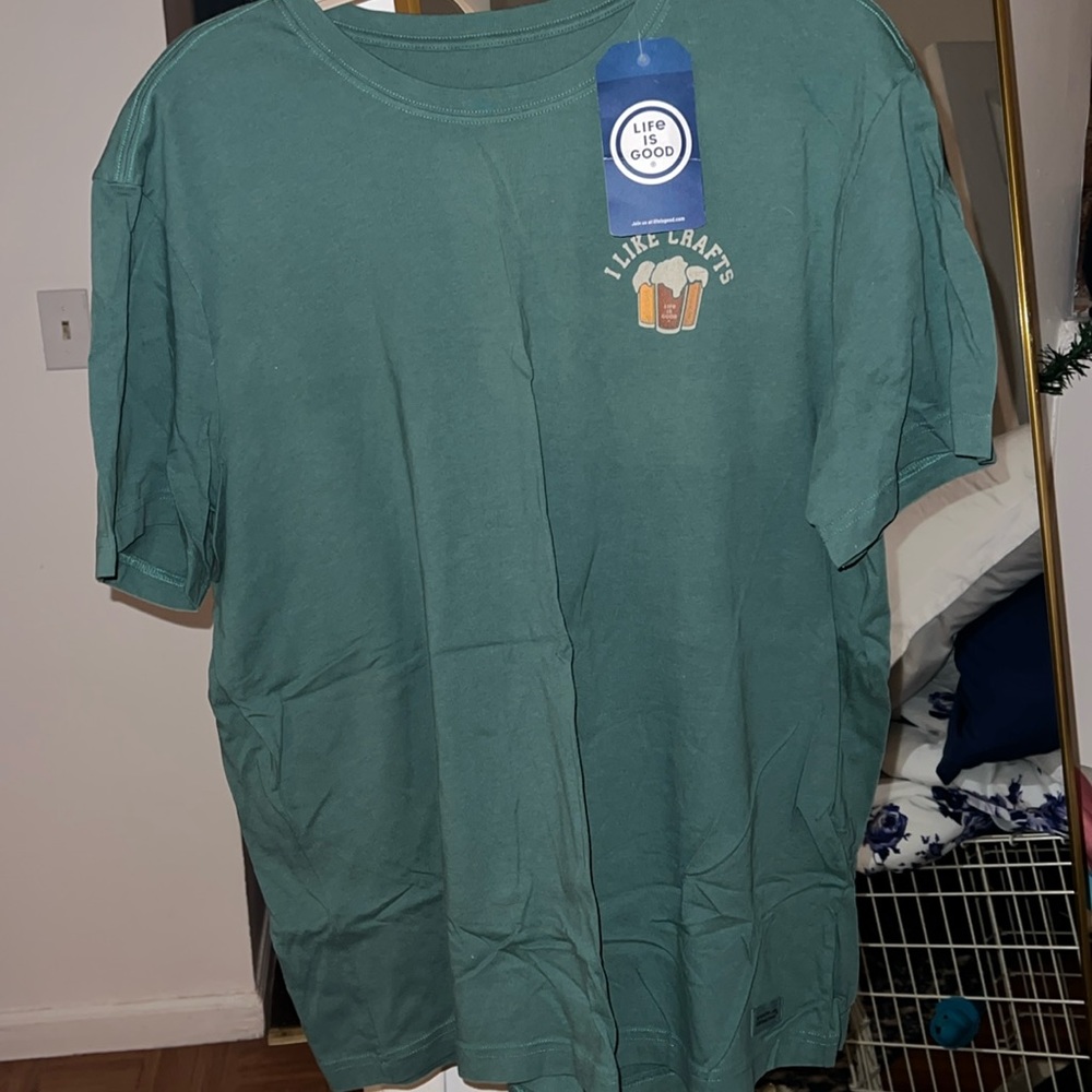 Life is Good I Like Crafts Tee
